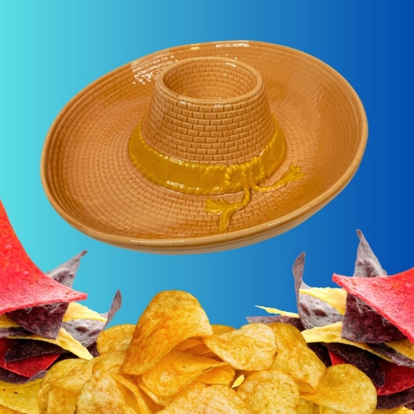 Vintage Dining Vintage Cowboy Hat Chip And Dip Bowl Regent Gallery